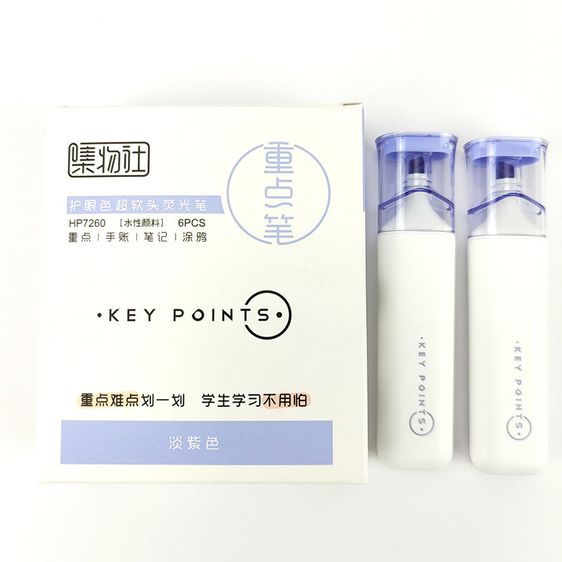 Soft tip highlighter set