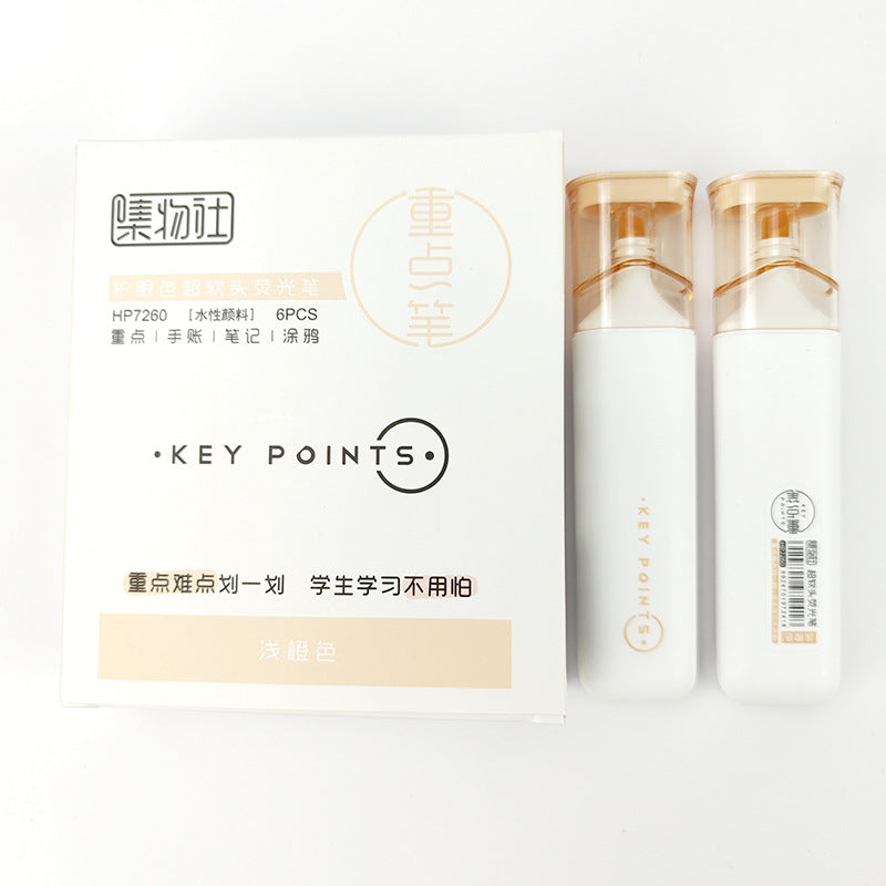 Soft tip highlighter set