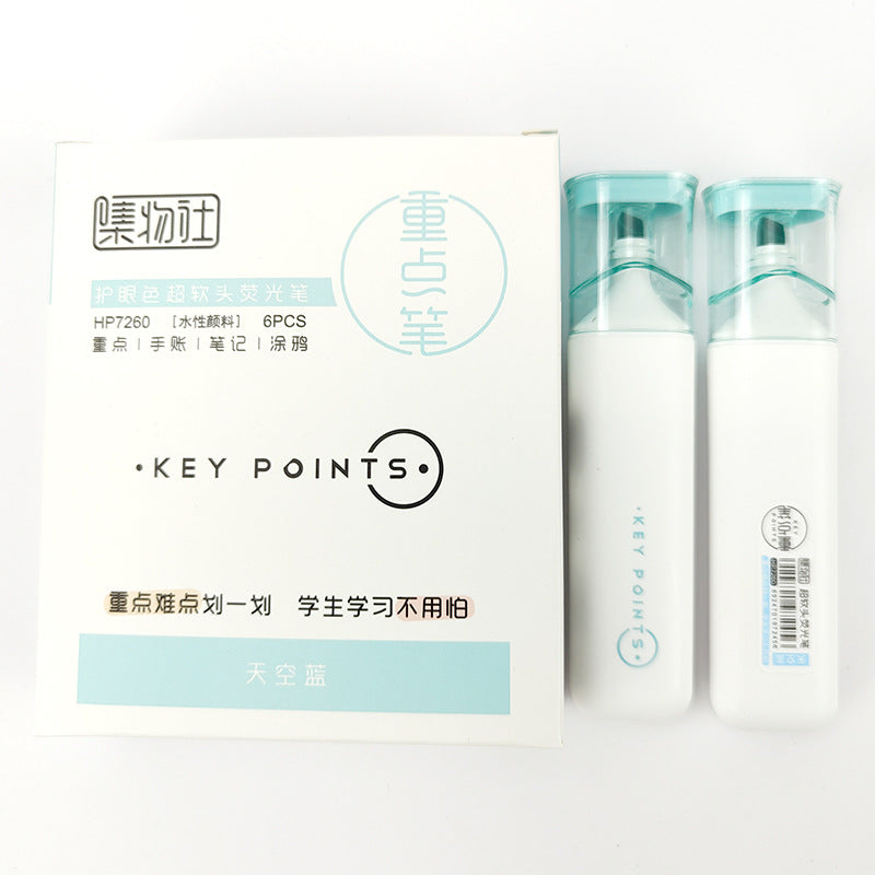 Soft tip highlighter set
