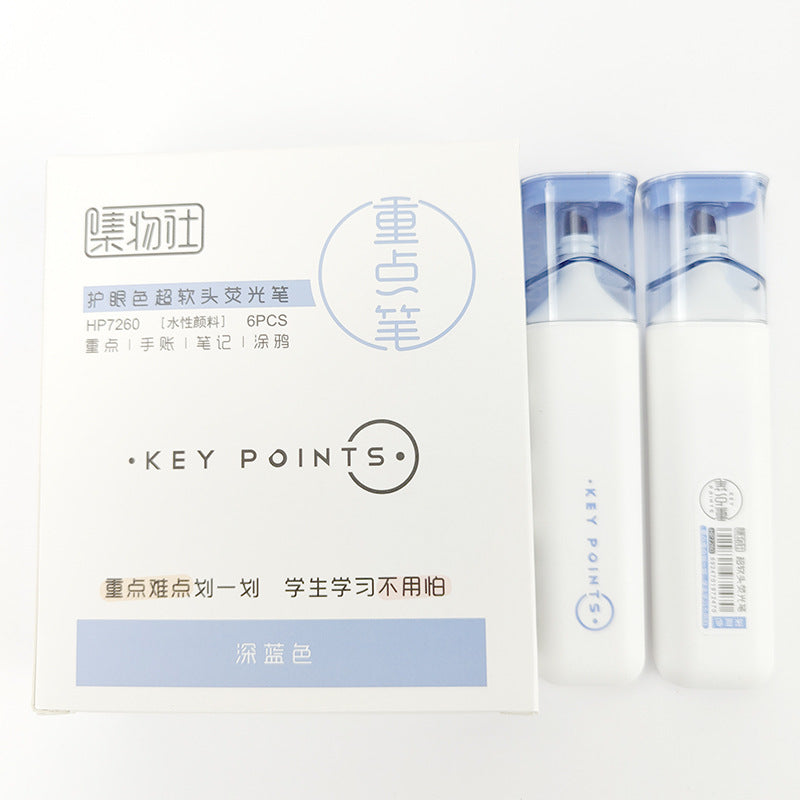 Soft tip highlighter set