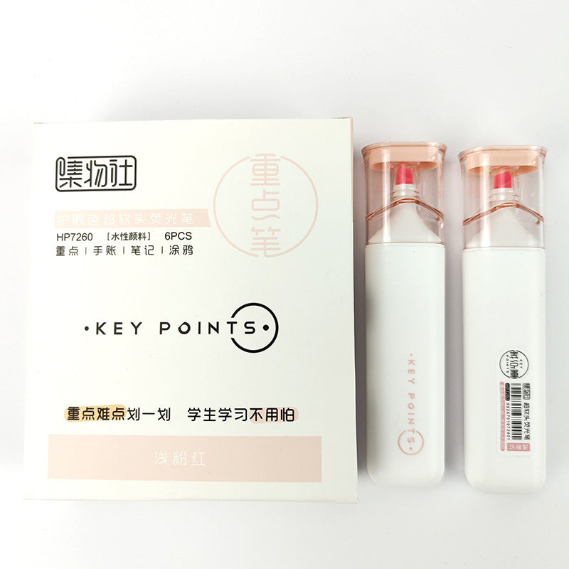 Soft tip highlighter set